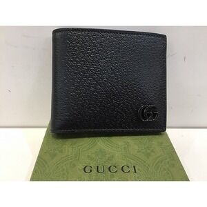 Gucci Double GG Bifold Wallet card holder Black